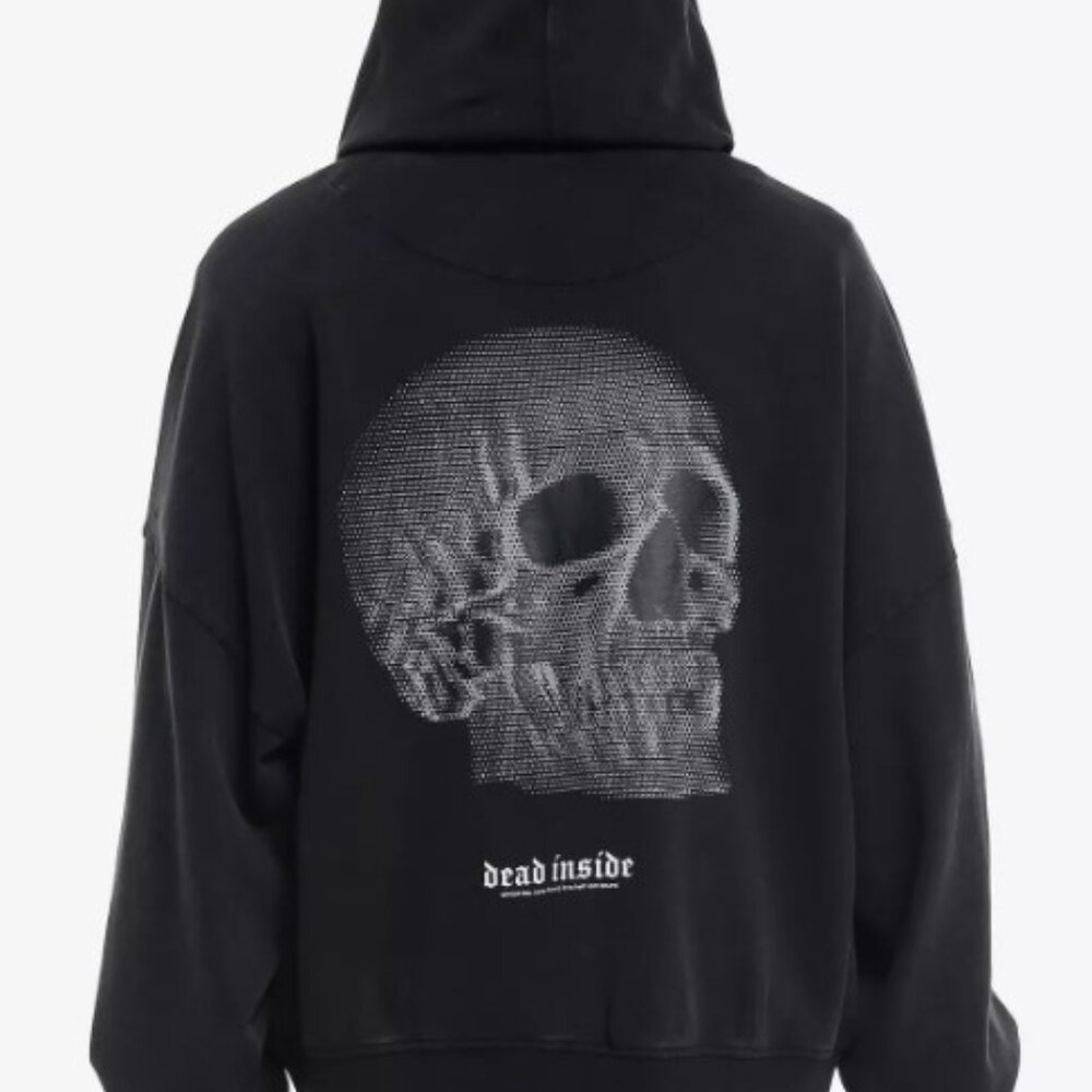 Dead Inside Mineral Wash Hoodie
